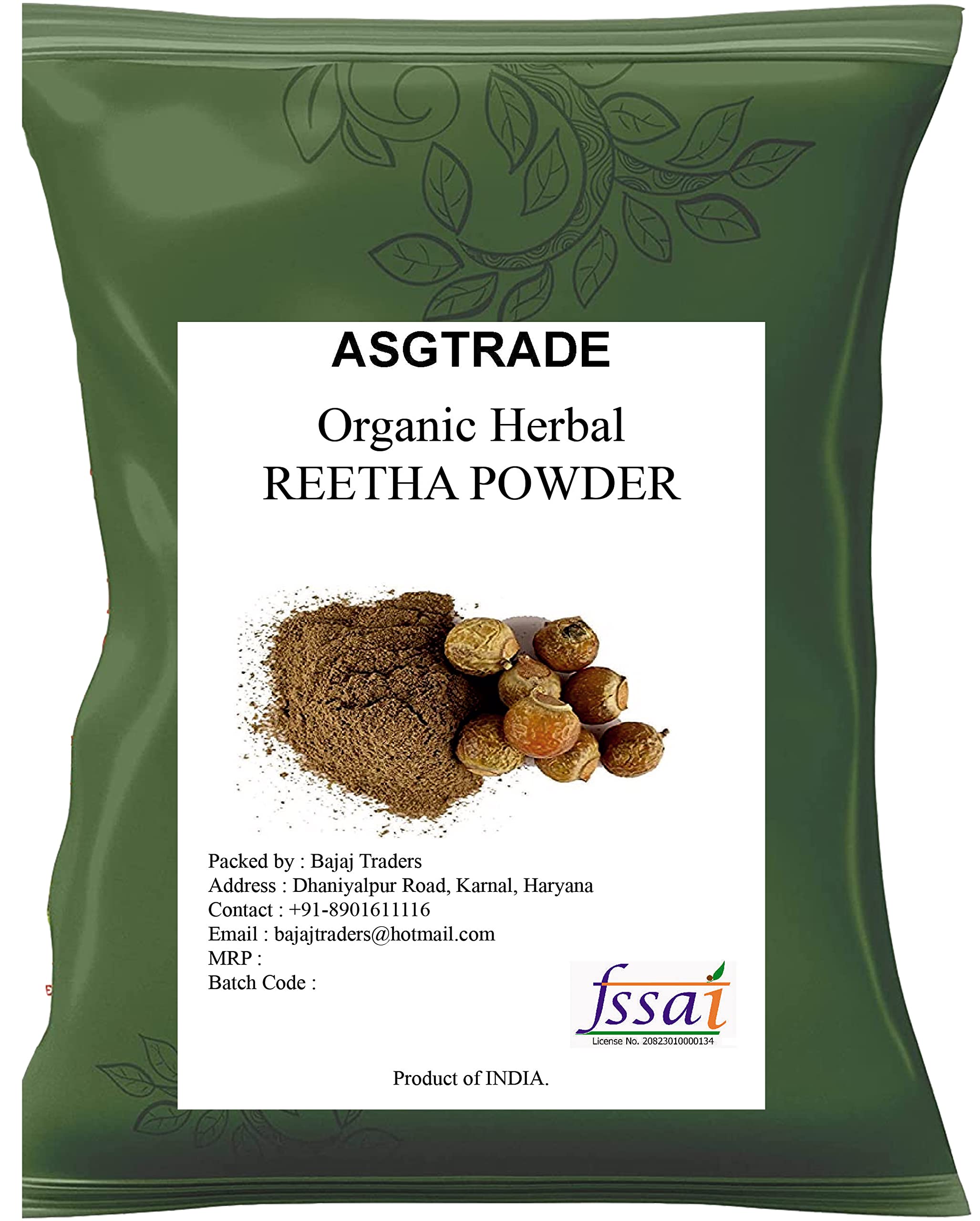 ASGTRADE Organic Reetha Powder, Kunkudukai powder, Aritha, Ritha, Soapnut (100 Grams), for Hair Growth, Hair wash, Scalp treatment, Skin care-picture-26