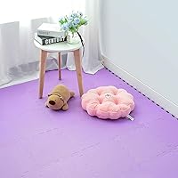 Vista 4 de qqpp Alfombrillas de Goma EVA de 18 Piezas de Espuma Entrelazadas tipo Rompecabezas para Suelo - Alfombra de Juego para Bebé para Jugar Esterilla