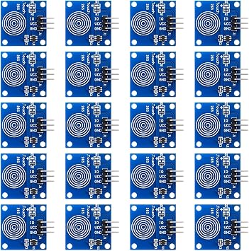 20pcs TTP223B Digital Capacitive Touch Sensor Module Touch Switch DC 2-5.5V for Arduino Raspberry Pi