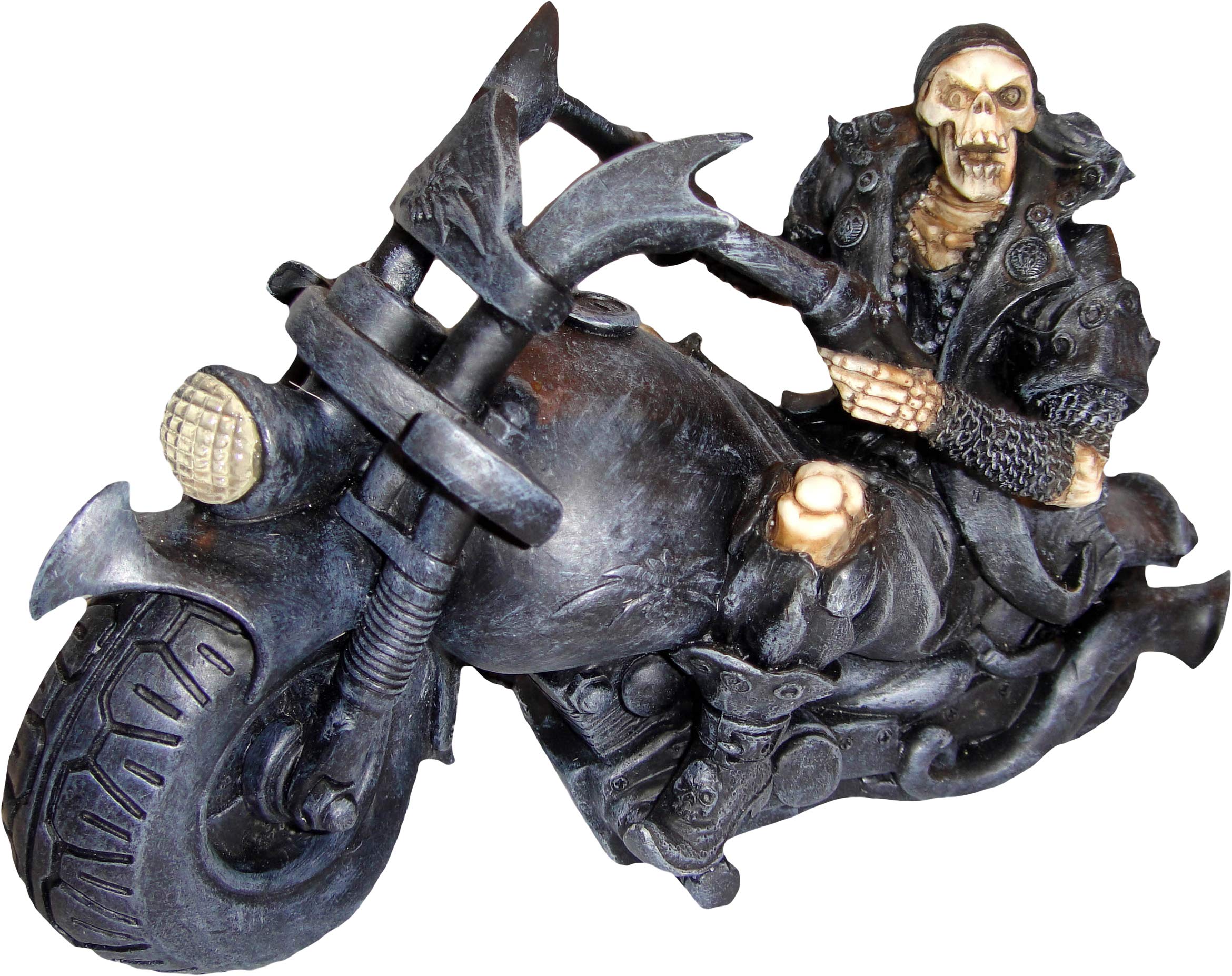 Nemesis Now Black Screaming Wheels 18Cm, Resin,