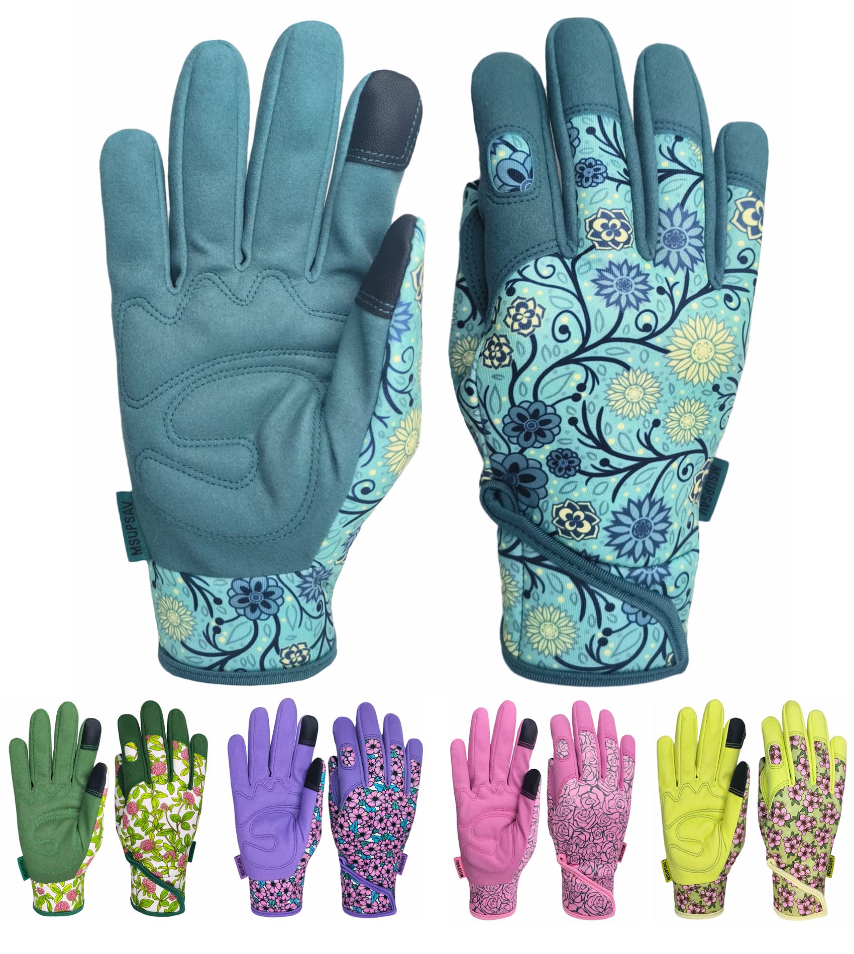Thorn Proof&Puncture Resistant Gardening Gloves with Grip,Garden Gloves for Women, Leather Work Gloves,Gifts