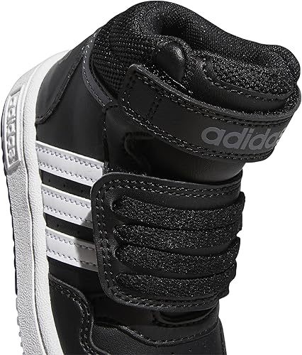Miniatura 6 de adidas Hoops 3.0 - Zapatos de baloncesto de perfil bajo para mujer, NegroBlancoGris