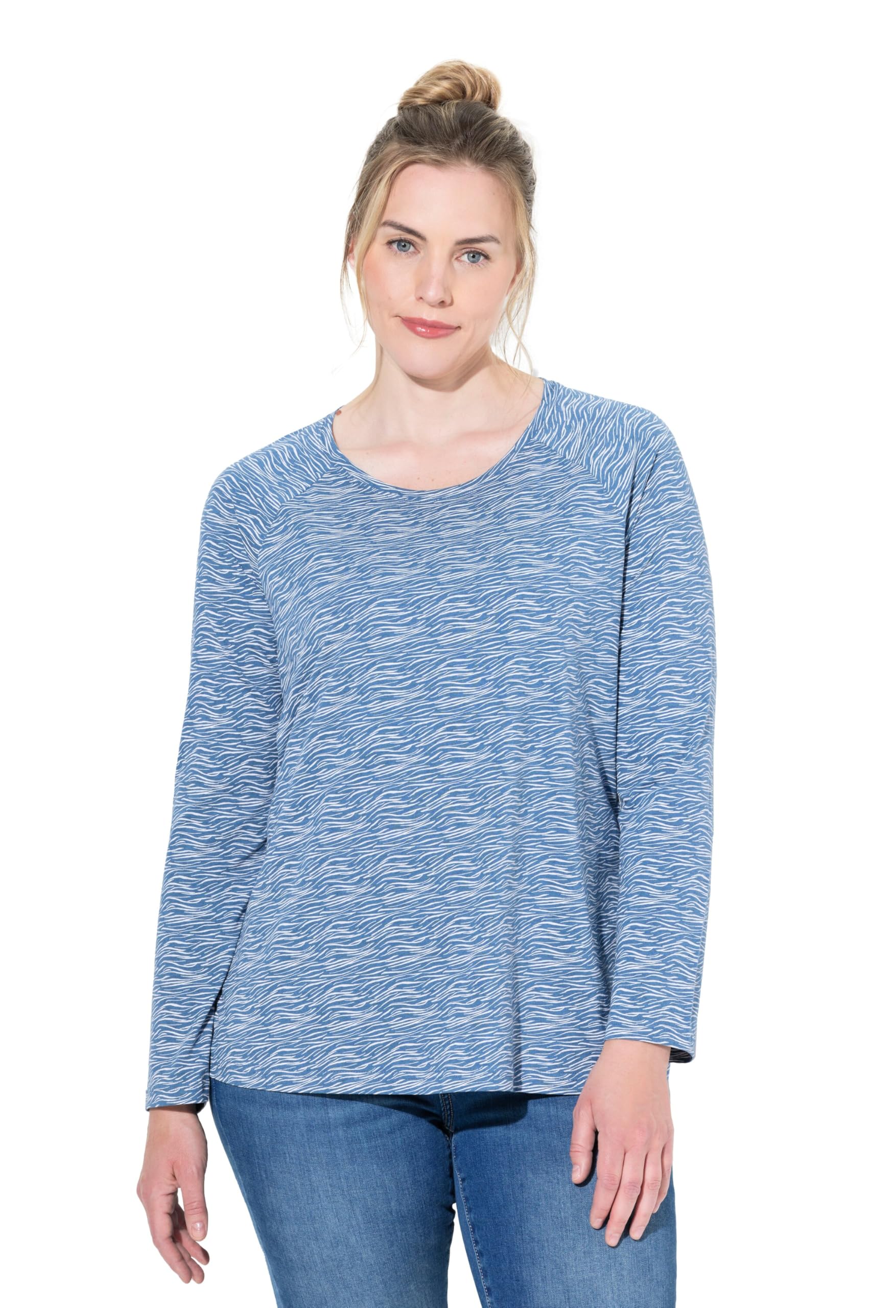 Laurasøn Langarmshirt, Raglanärmel, Rundhals, Oeko-TEX 833202