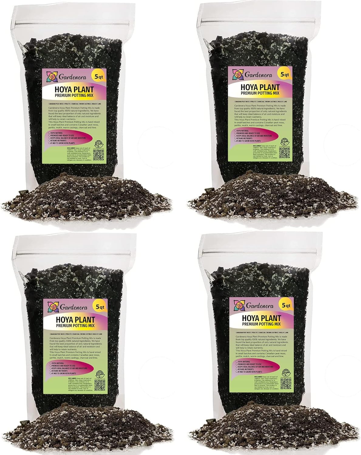 Premium Potting Mix for Hoya Plants by Gardenera - Promote Strong Root Systems and Optimum Nutrient Uptake - 4 Quart