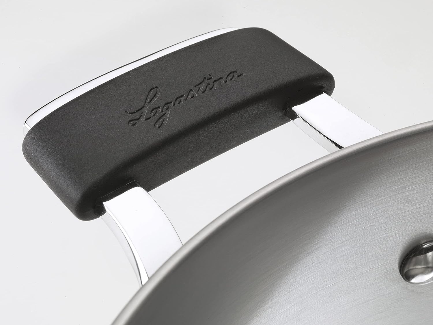 Lagostina Tempra Acciaio Pot, 20 cm, 4.7 L, Edelstahl