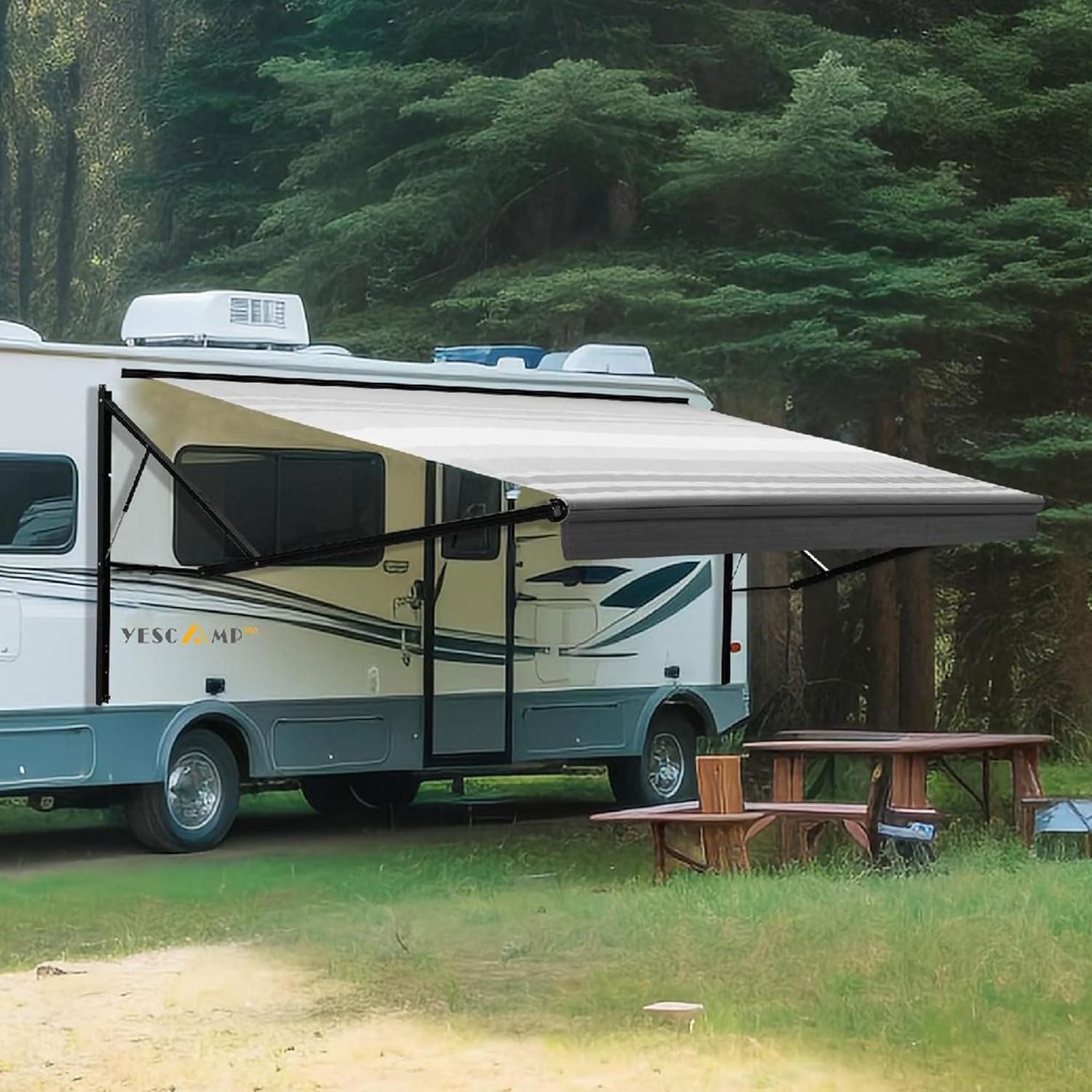 YESCAMP Motorized RV Awning Complete Kit Retractable