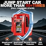 2800A/1400A Heavy Duty 12V/24V Jump Starter & Battery Booster – FlyAuto Car Jumper, Jumper Pack, Lead-Acid Emergency Power to Start Car, Trucks, SUVs, Boats, RVs