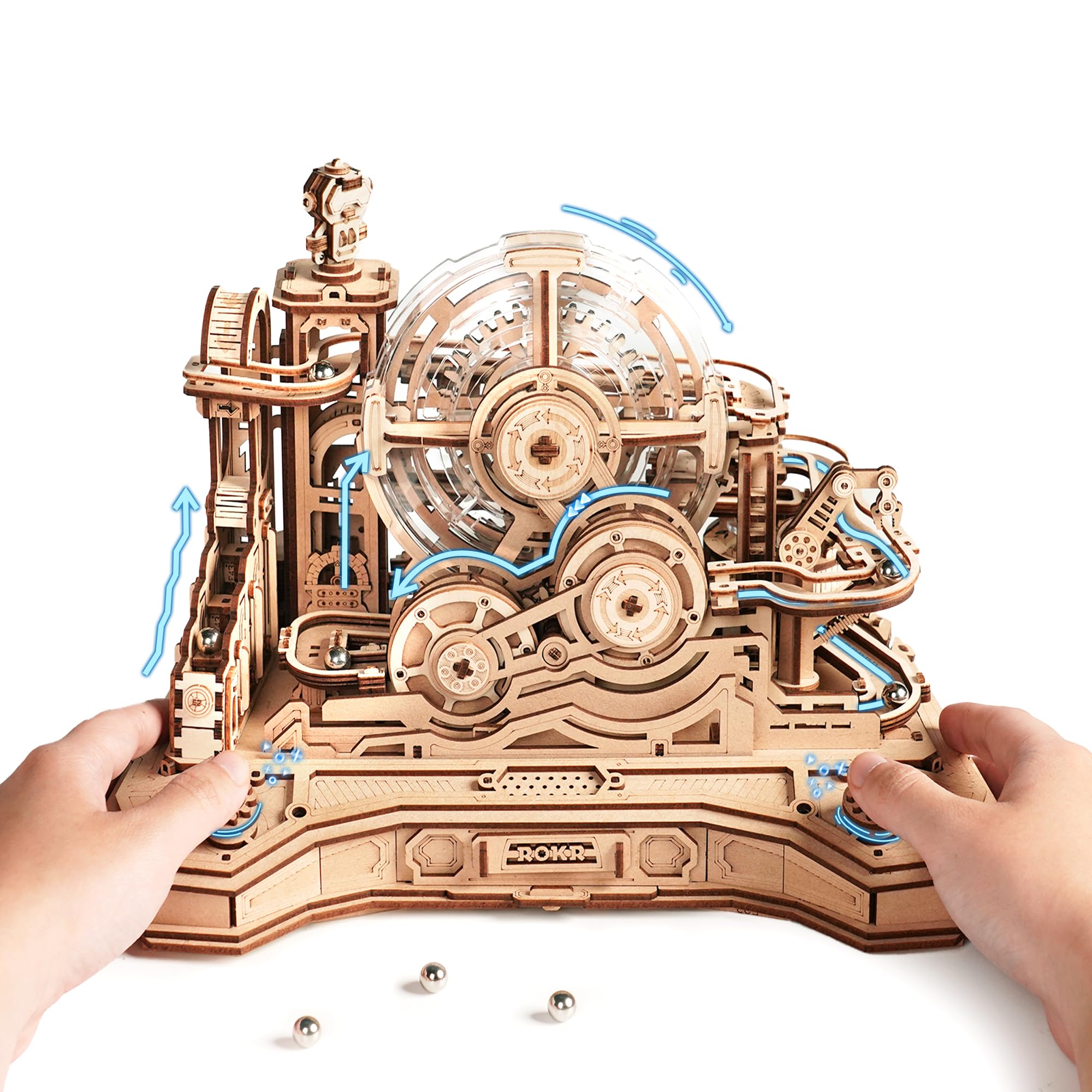 Amazon.com: ROKR 3D Wooden Puzzles for Adults Miniature Marble Run