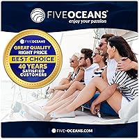 Vista 9 de Five Oceans FO3936-M2 Tabla de cortar para barco, mesa de cebo de línea premium, paquete de 2, soporte para caña, con ranura para cuchillo