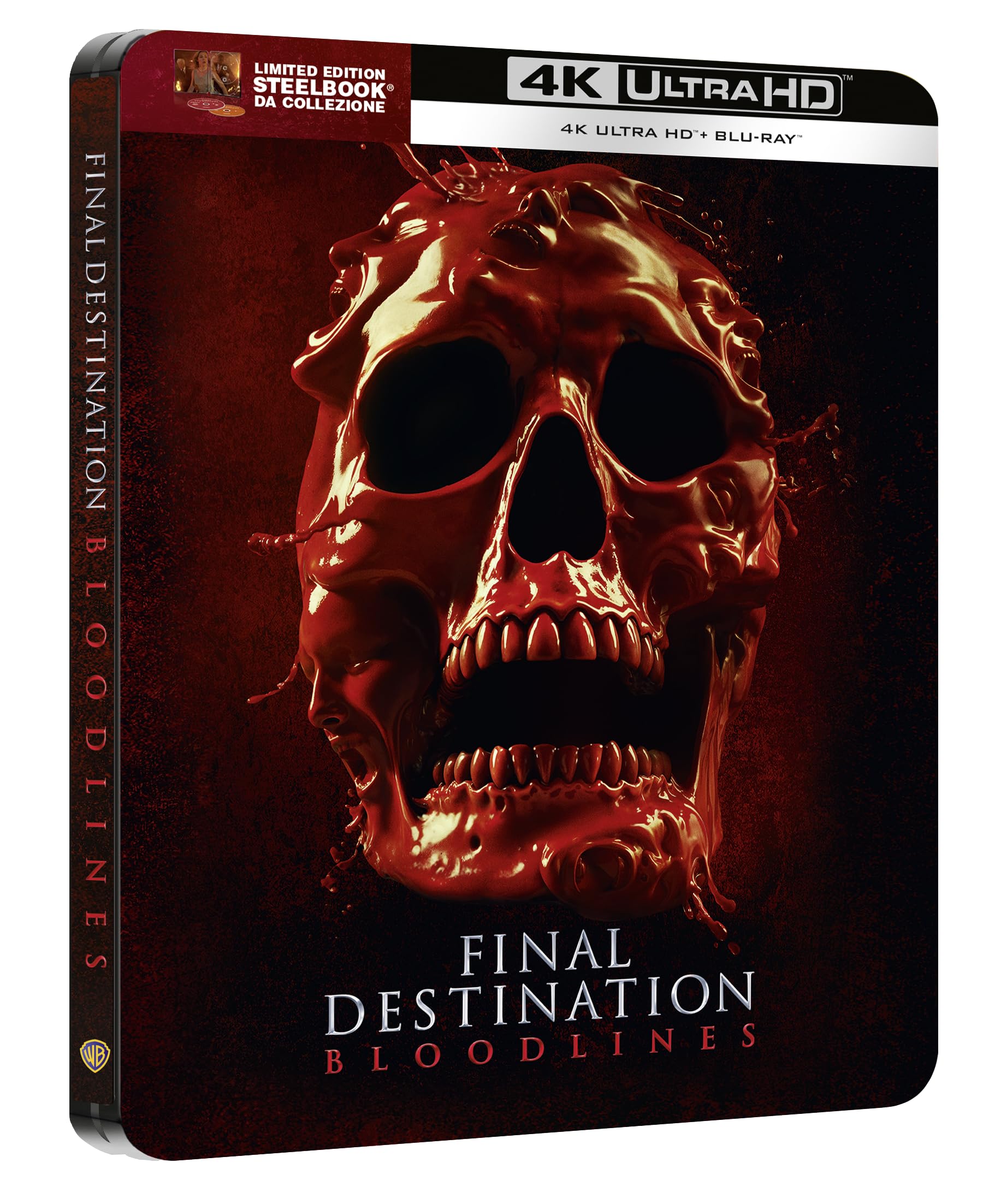 FINAL DESTINATION BLOODLINES Steelbook 3 'Alt Skull' (4K Ultra HD + Blu-ray)
