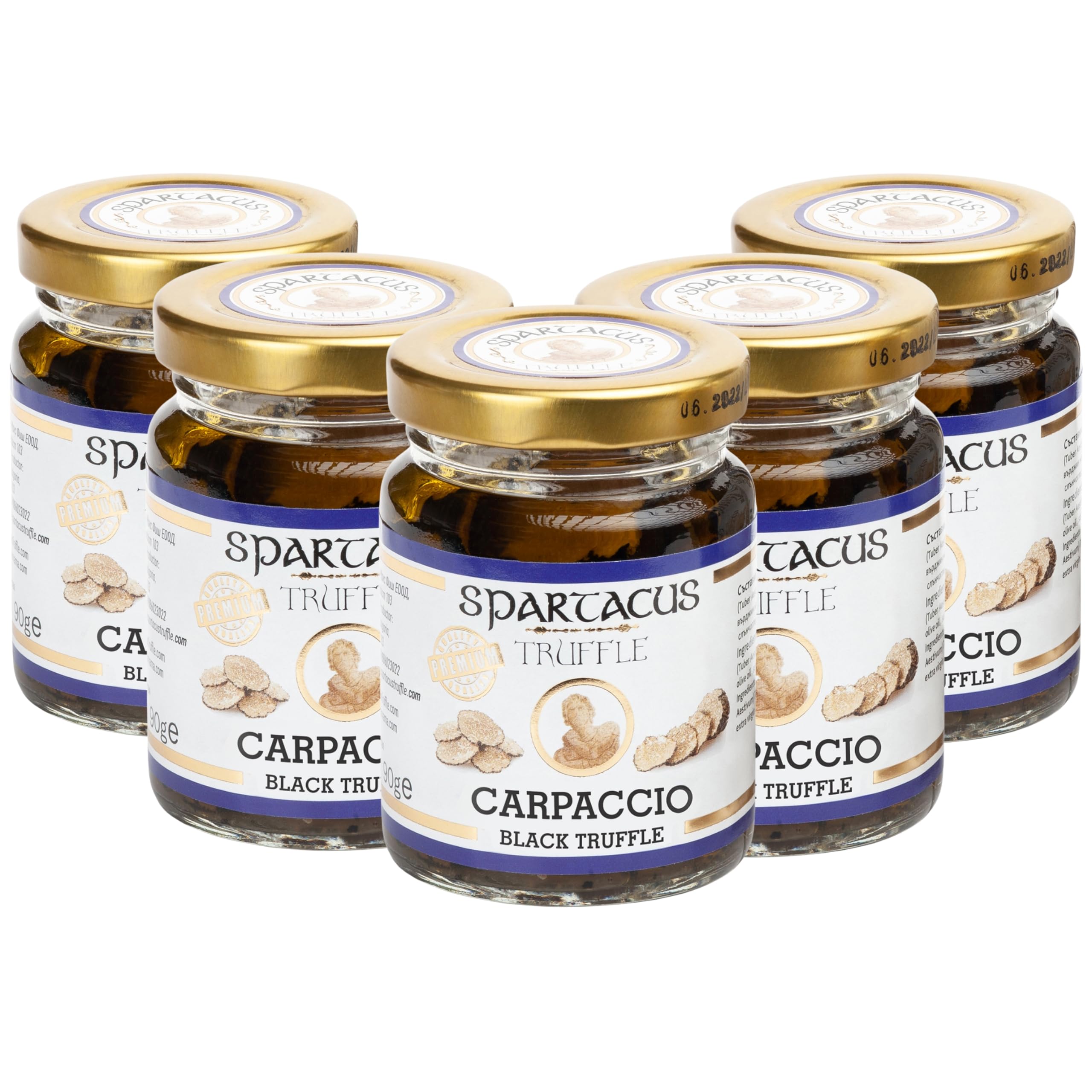 Spartacus Truffle Carpaccio di Tartufo Nero Estivo 5x90g