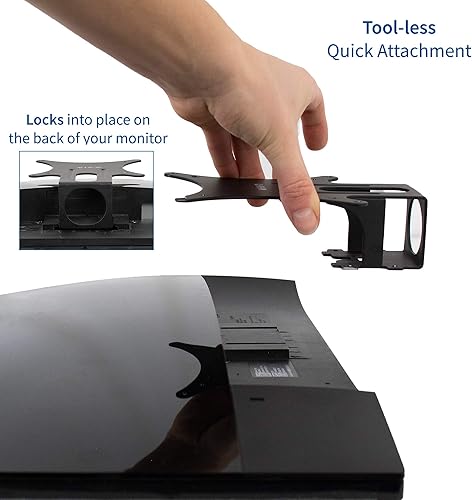 Miniatura 4 de VIVO Soporte de montaje de placa adaptador VESA de conexión rápida diseñado para monitores Dell, SE2416HX SE2717HX SE2717H S2216M SE2716H SE2216H