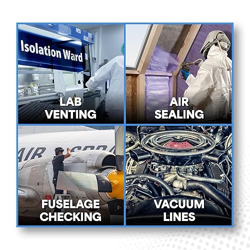 Miniatura 6 de ONE - Kit de 2 botellas de detección de fugas de aire Hazer - Nueva máquina detector de tiro de humo de mano con jugo de niebla para detectar fugas,