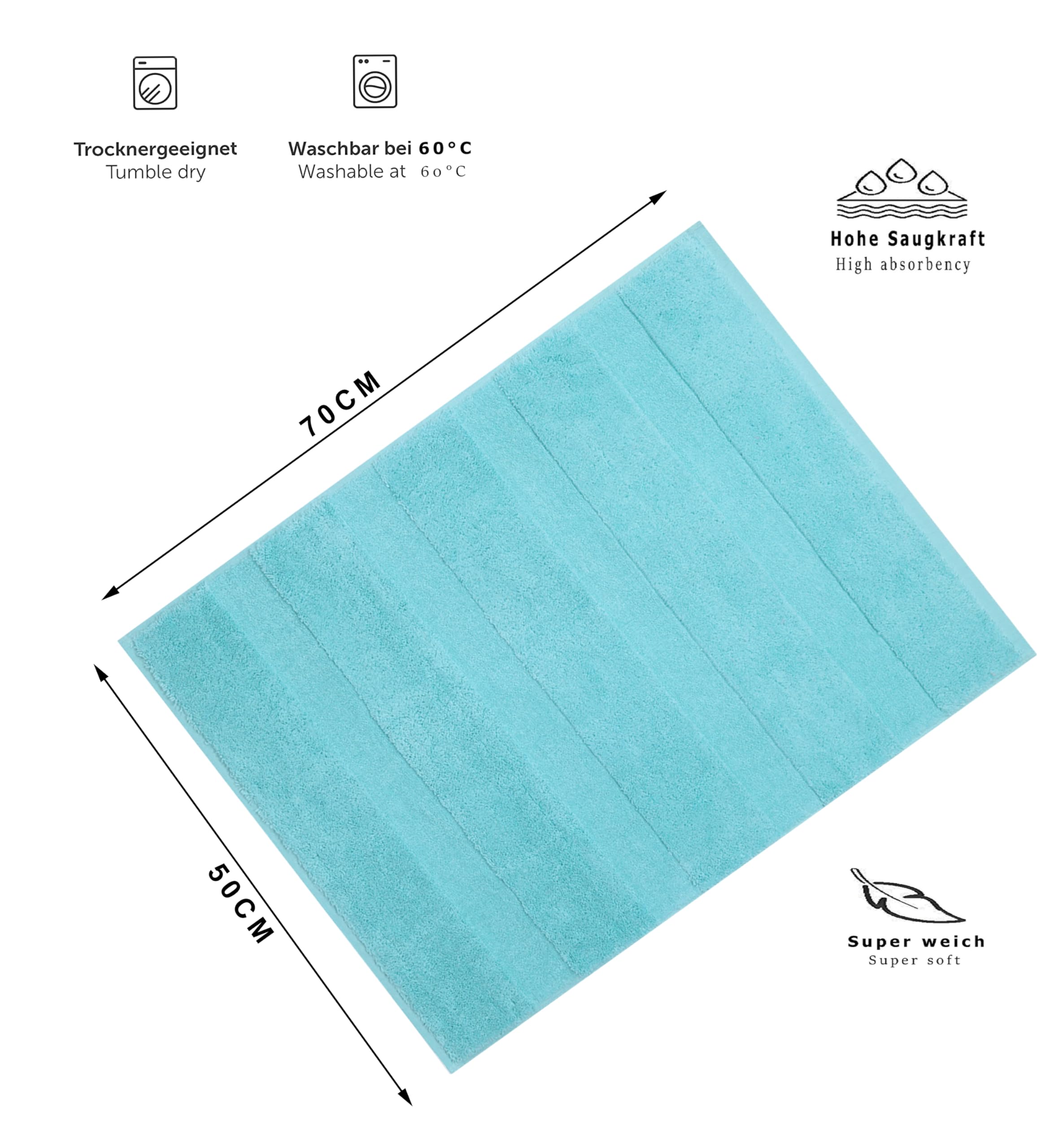 Betz Scendibagno Premium misura: 50 x 70 cm colore: marrone scuro