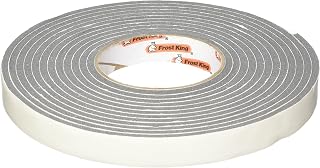 Frost King Vinyl Foam Tape - Closed Cell - Moderate Compression, 3/4" W, 3/16" Thick, 17' L, Charcoal