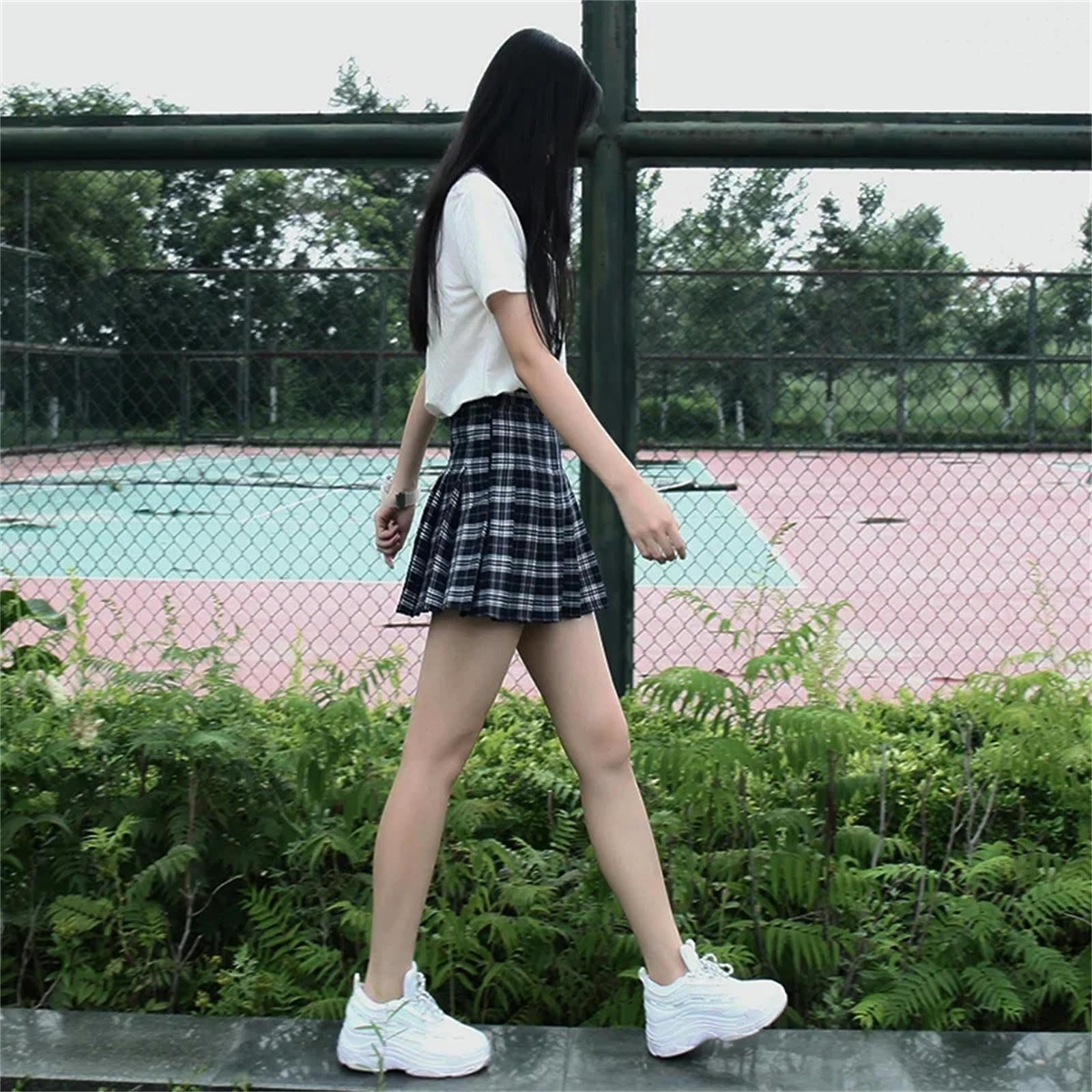 Falda Plisada Uniformes Escolares De Estilo A Cuadros