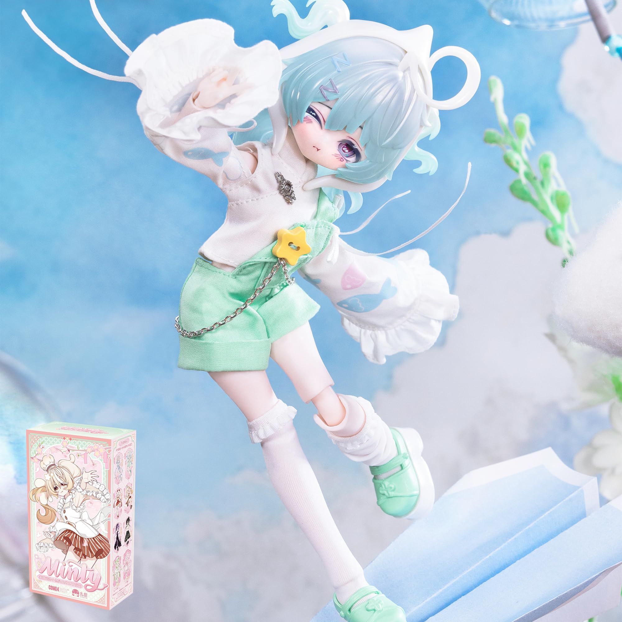 Amazon.com: BEERISE Come4Free BJD Blind Box Minty Little Lucky