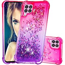 Bling Flowing Liquid Case Compatible with Huawei P40 Lite, Transparent Soft TPU Silicone Phone Case Ultra Slim Glitter Protective Case Yellowing-Resistant Bumper Case Compatible with Huawei P40 Lite