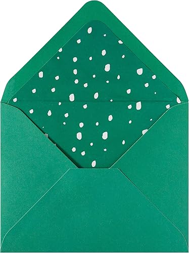 Miniatura 5 de NIQUEA.D Juego de tarjetas de Navidad en caja, perro corriendo con regalo, incluye un sobre de sentimiento festivo y a juego, juego de 10