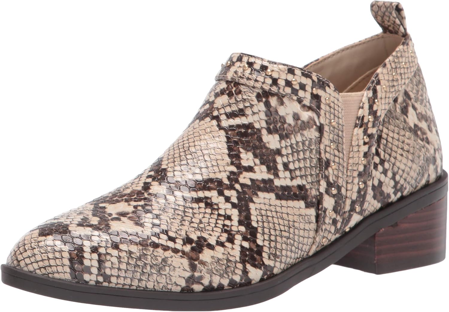Bella Vita Women's Ankle Boot, Taupe Snake, 9