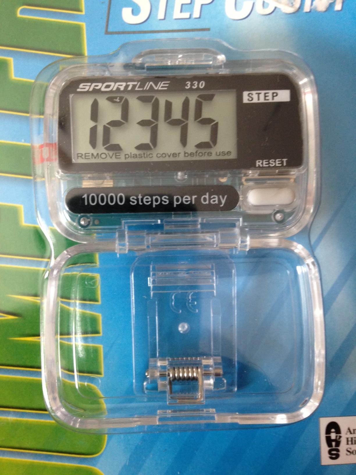 Amazon.co.jp: スポーツラインモデル330ステップ数歩数計 : ホーム