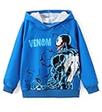 Avengers Spiderman Iron Man Captain America Venom Boy Girl Hoodie Graphic Sweatshirt Lightweight Cloth Pullover 2-9Y