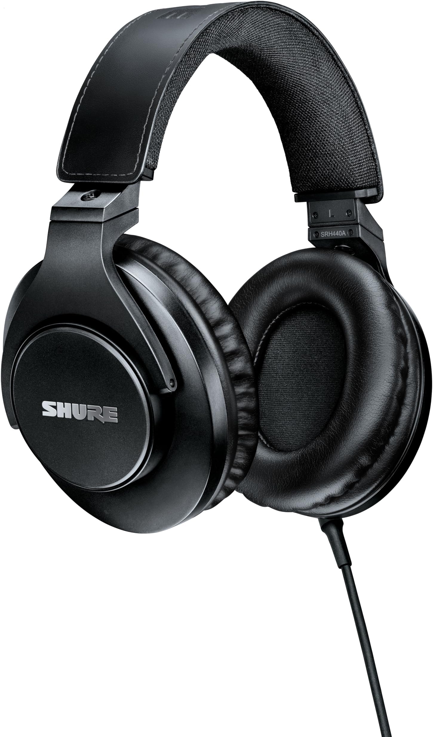 SRH440A Over-Ear Wired Studio Headphones – Professional Monitoring & Recording Earphones with Accurate Frequency Response, Adjustable Collapsible Design, Black