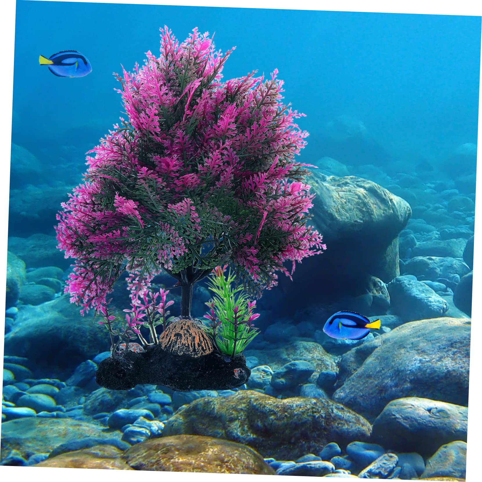 ABOOFAN 3stücke Künstliche Wasserpflanzen Für Aquarien Dekoration Leicht Und Für Fischbecken Und Aquarienlandschaften Verleiht Eine Lebendige Natürliche