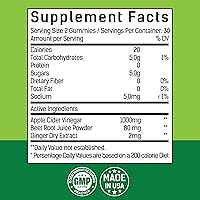 Vista 3 de Gomitas de vinagre de sidra de manzana, sabor natural a manzana, gomitas keto saludables, sin OMG, veganas, sin gluten, gomitas de sidra de manzana