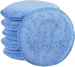 Microfiber Wax Applicator Pads Car Wax Applicator Buffing Detail Polishing Foam Pads for Car Cleaning and Fine Polishing