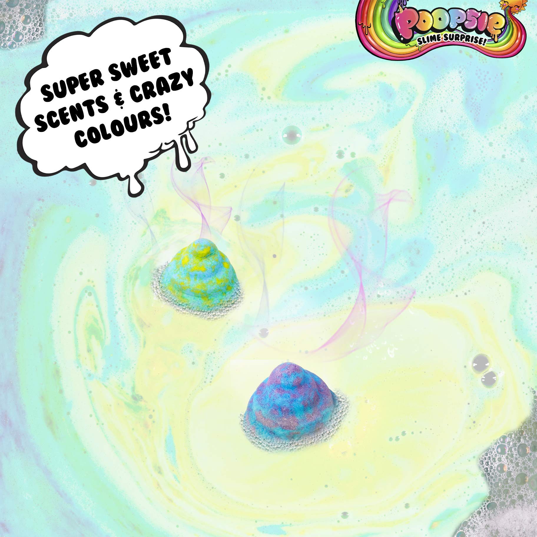 Poopsie Slime Surprise Bag of 10 Funny Unicorn Poop Bath Bombs for Kids