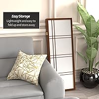 Vista 74 de Pantalla Shoji corta de doble cruz de 4 pies - Negro - 6 paneles