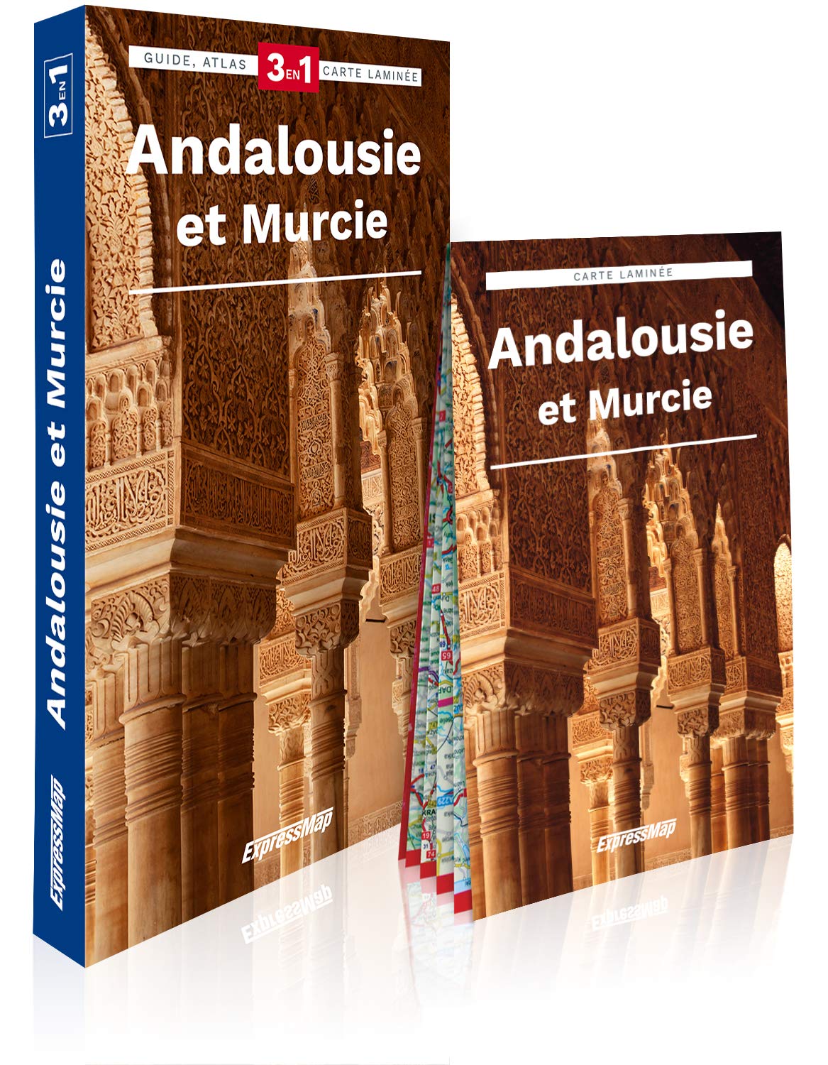 Andalousie et Murcie (guide 3en1): Guide + Atlas + Carte routière 1/1 100 000