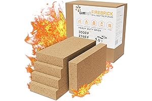 USM-5 Heavy Duty Firebricks 5-Pack Fireclay, Chamotte 3000F US Stove