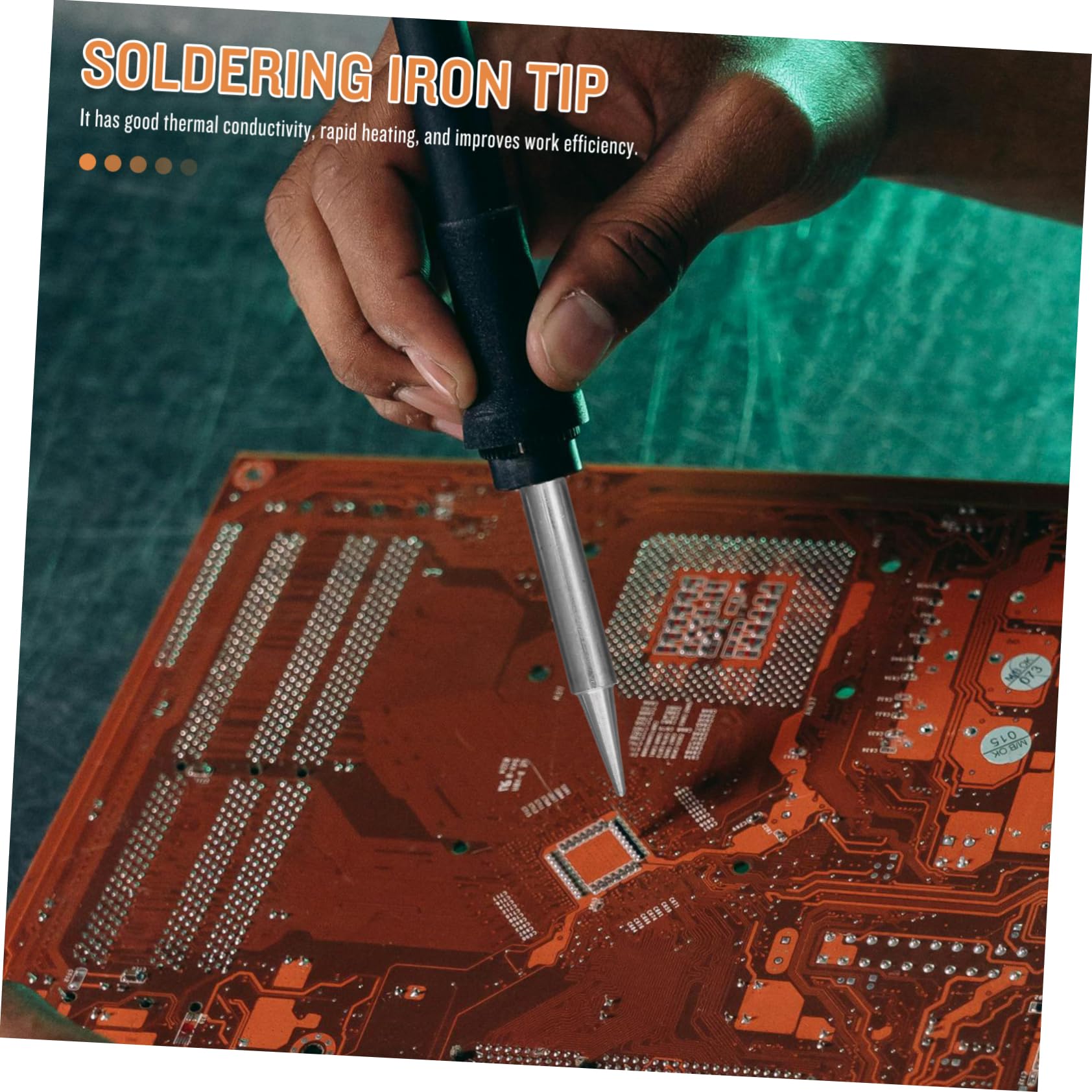 PRETYZOOM Welding Tip for Soldering Iron 1 Set Replacement Tips Precision Soldering Bits for Electronic Repairs