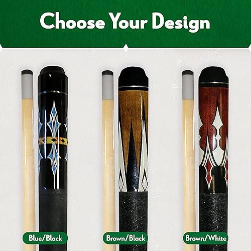 Miniatura 4 de ISZY Billiards Palo corto para taco de billar - Palos de piscina de arce canadiense de madera dura para deportes de mesa de billar