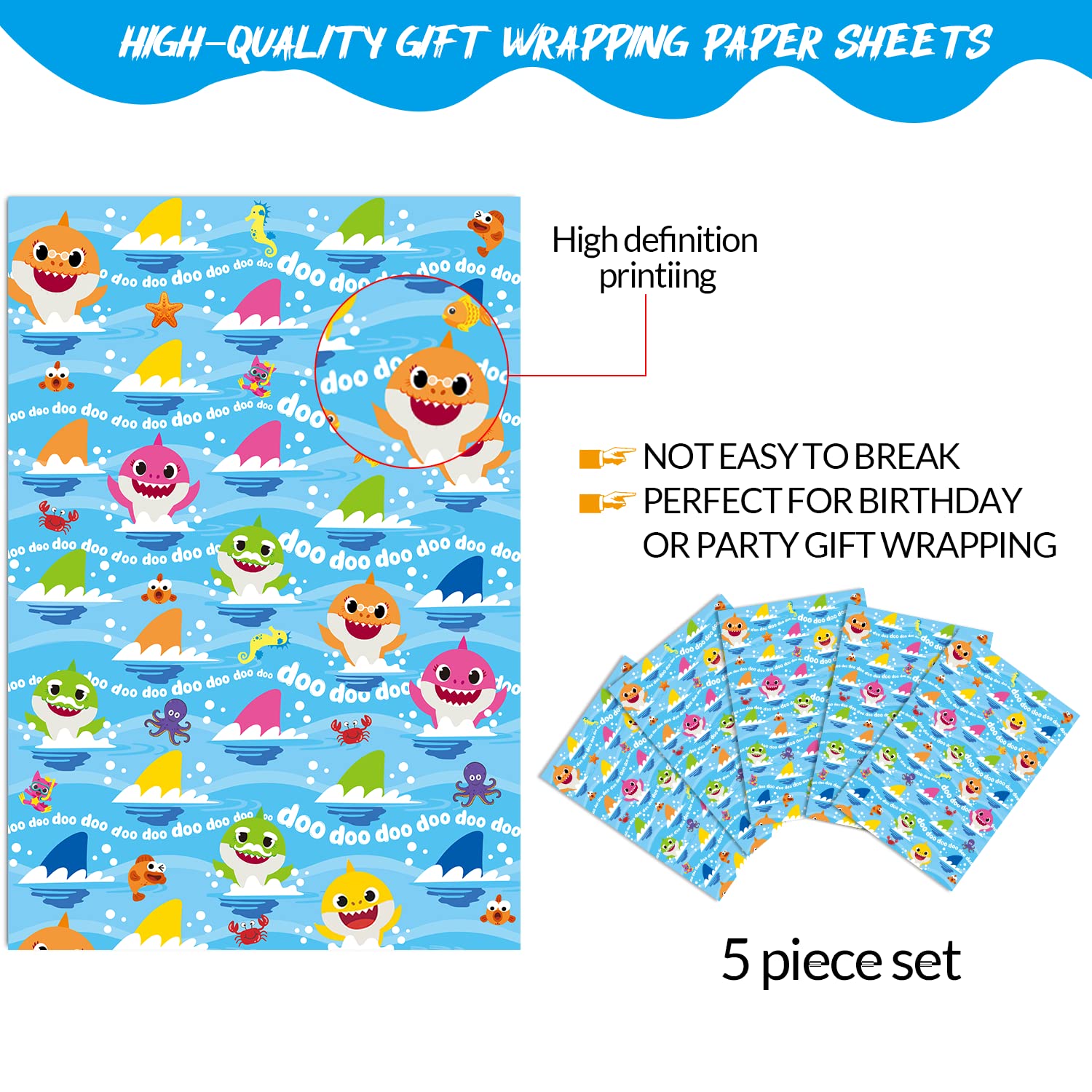 Peaky Blinders Lot De 6 Feuilles De Papier Cadeau 6 Étiquettes 70 X 50