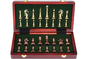 Agirlgle Retro Metal Chess Set: Timeless Strategy for the Discerning Mind