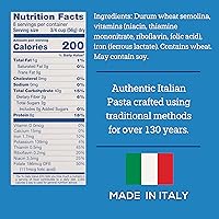 Vista 2 de De Cecco Farfalle - Pasta No. 93, 16 onzas, auténtica, de secado lento, hecha con trigo duro, pasta versátil para salsas y recetas, fabricada