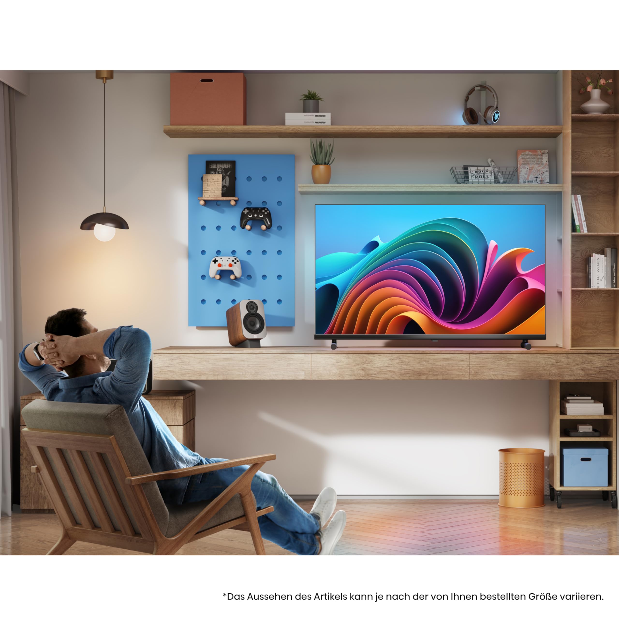 Hisense 40A5NQ 101cm (40 Zoll) QLED Fernseher Full HD, Smart TV, Triple Tuner, AI Sports Mode, Dolby Atmos, Share to TV, Duale Positionierung, WiFi, Game & Hotel Modus, Schwarz [2024]