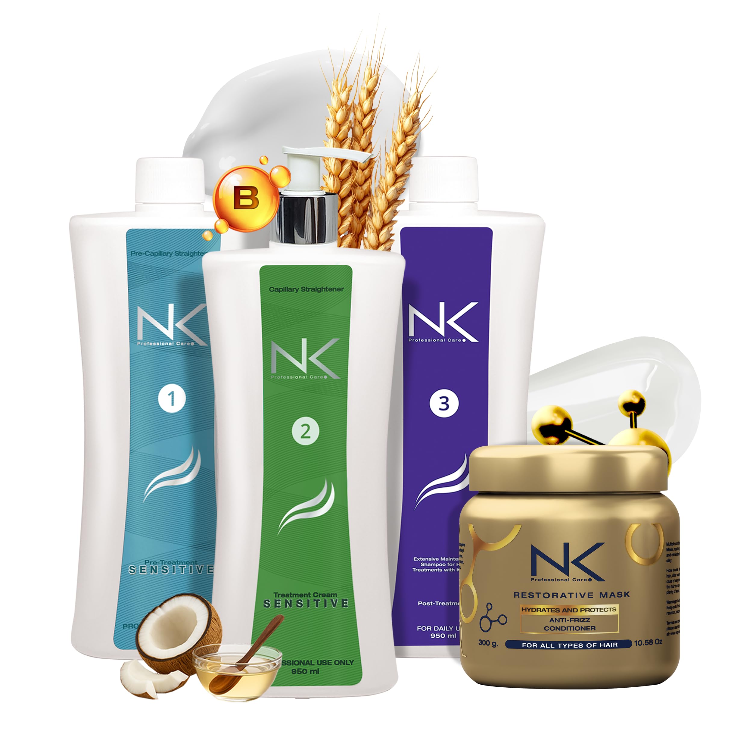 Amazon.com: NK Professional Care Sensitive Keratin Hair