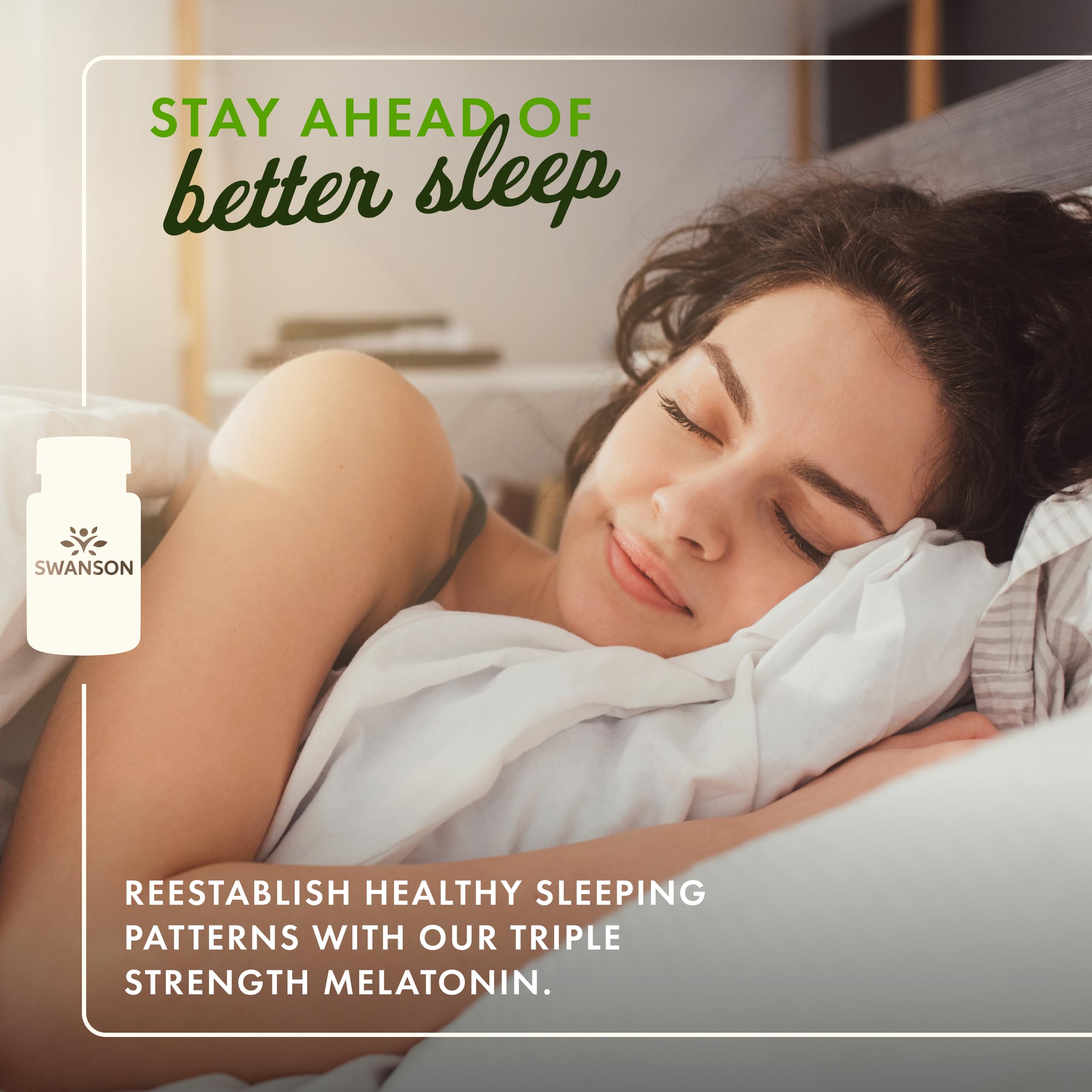 Swanson Triple Strength Melatonin, 10 mg, 60 Capsules — Amazon image 2