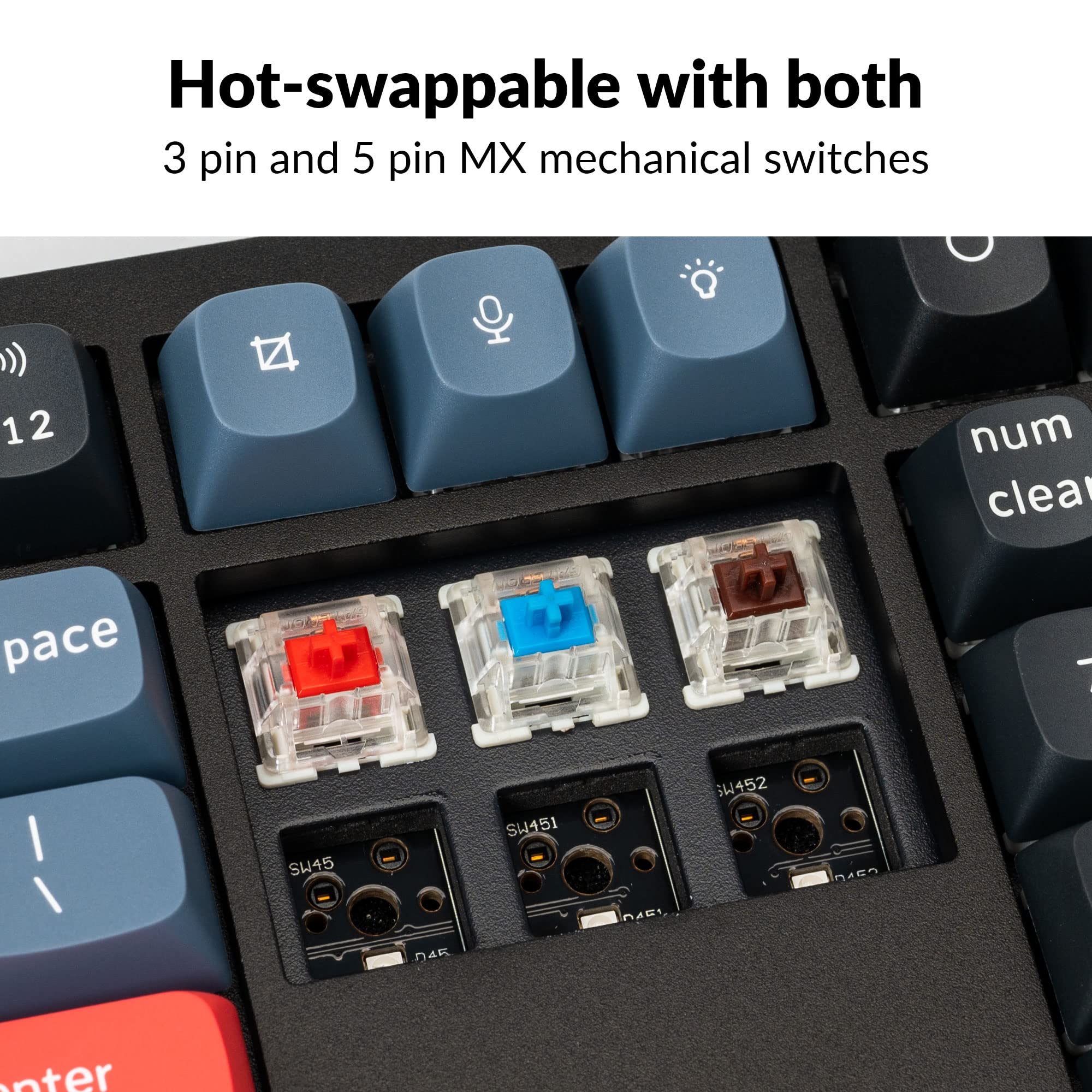 Amazon.co.jp: Keychron Q6 有線カスタムメカニカルキーボード QMK/VIA