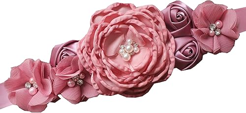 Nania Flores materniry sash baby shower embarazo cinturones para mamá