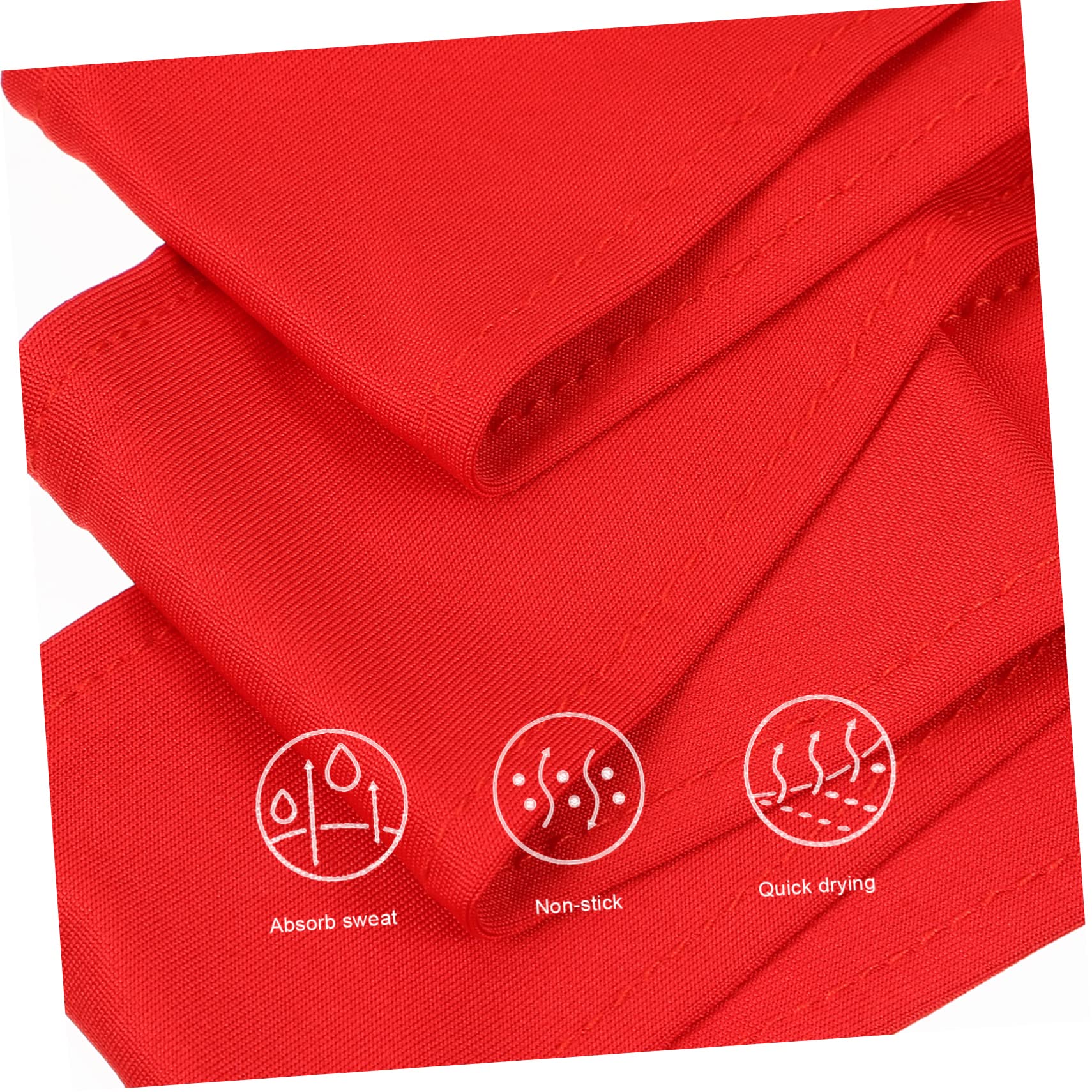 INOOMP 12stücke Verstellbare Sport Stirnbänder Für Und rutschfeste Elastische Schweißbänder Rot Und Grün Für Workout Yoga Und Outdoor-aktivitäten