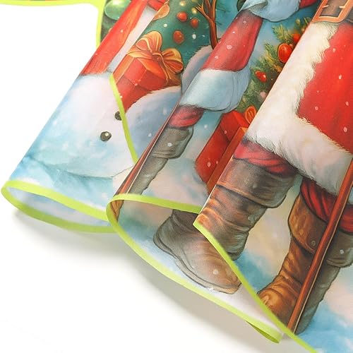 Miniatura 9 de Funda de chimenea de Navidad  78 x 20 pulgadas, árbol de Navidad, muñeco de nieve, Papá Noel, bufanda, guirnalda, decoración de pasillo, decoración