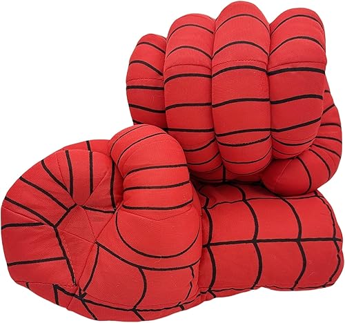 Miniatura 7 de Guantes de superhéroe para cosplay, guantes de disfraces, guantes de boxeo, juguetes de superhéroe, guantes de felpa suave, par para niños,