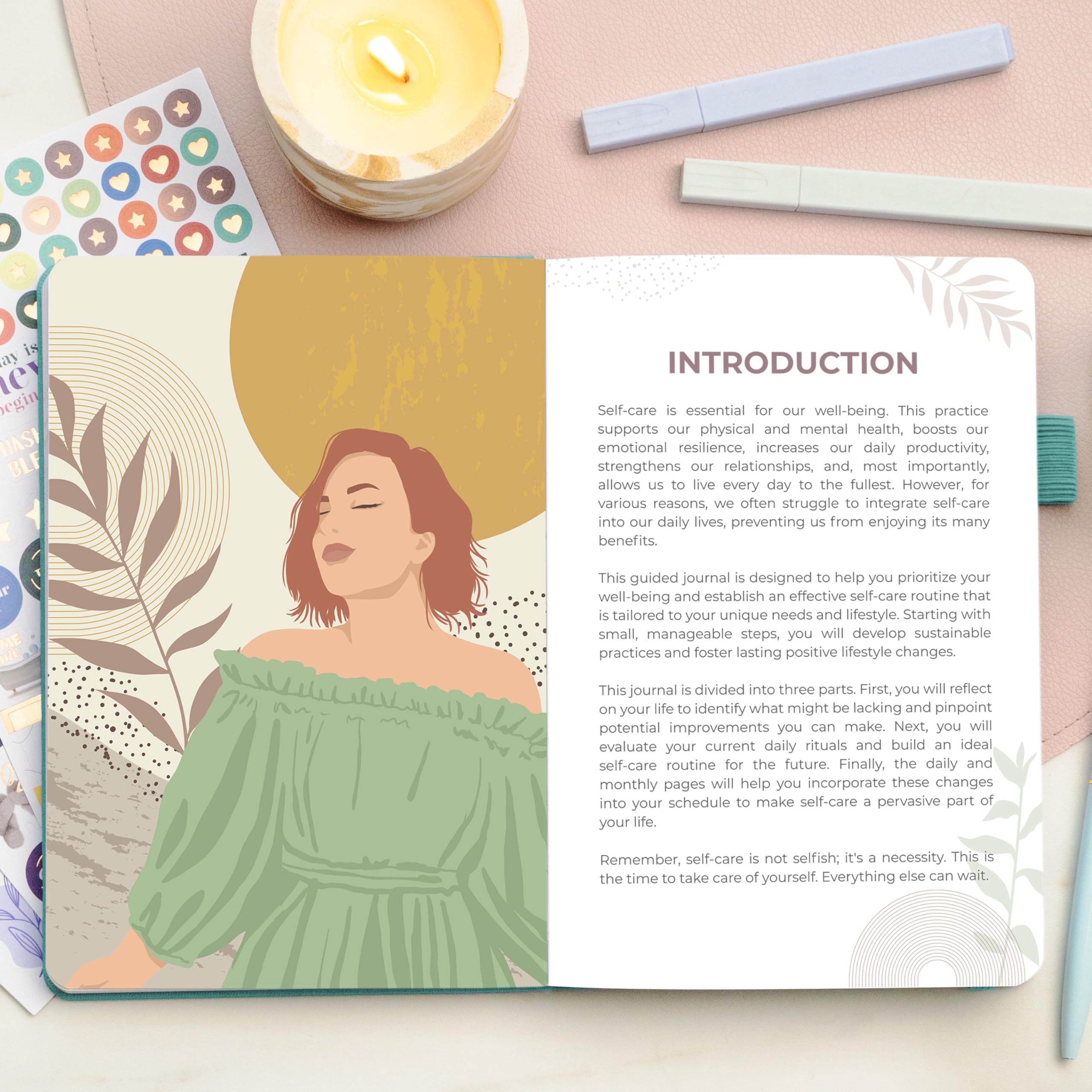 Clever Fox Self-Care Journal Premium, Daily Gratitude & Mental Health Notebook for Women - Image 3