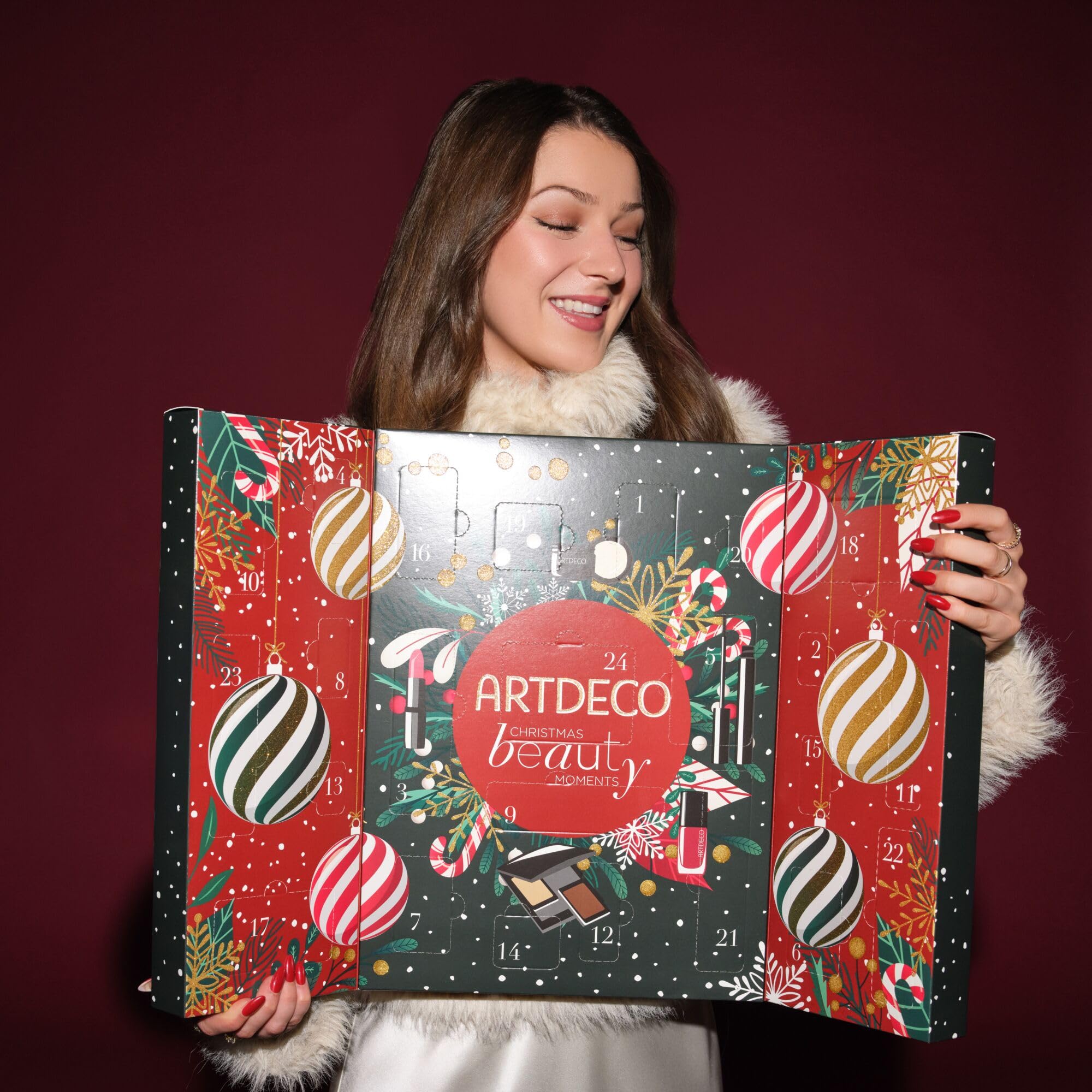 ARTDECO Adventskalender 2026 - Hochwertiger Kosmetik Beauty Kalender mit 24 Make-up-Überraschungen als ideale Geschenkidee für Frauen - 1 Stück