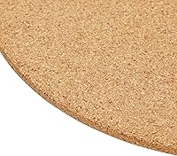Vista 5 de Juvale Almohadillas de corcho para plantas, redondas, de 12 pulgadas, marrón y moderno, paquete de 3, posavasos para plantas y tapetes base